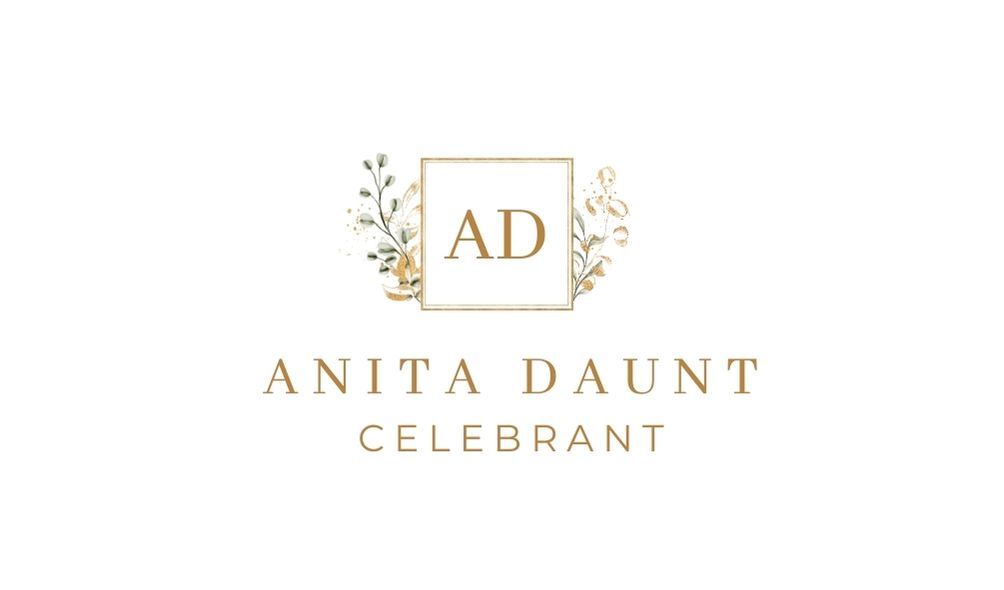 Anita Daunt -Celebrant on a white background